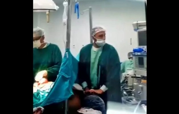 Brazilian doctor filmed putting penis in woman’s mouth during C-section