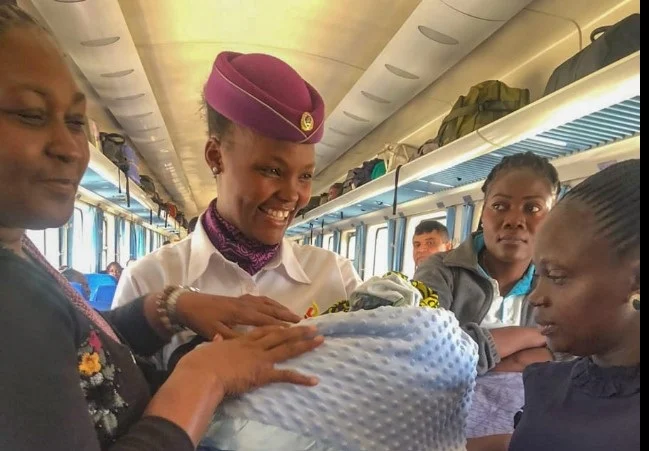 Baby born on Kenya high-speed train